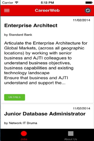 CareerWeb screenshot 3