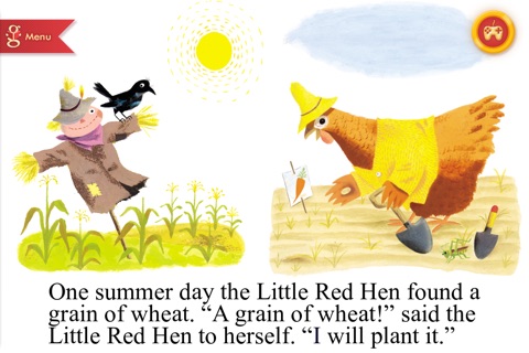 The Little Red Hen - A Little Golden Book App screenshot 3