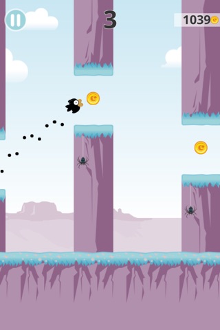 Flippy Black Bird screenshot 2