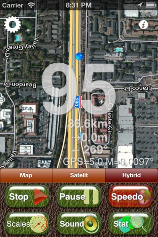 GPS-Speedo screenshot 2