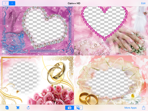 Cam++ Love Photo Frames HD screenshot 2