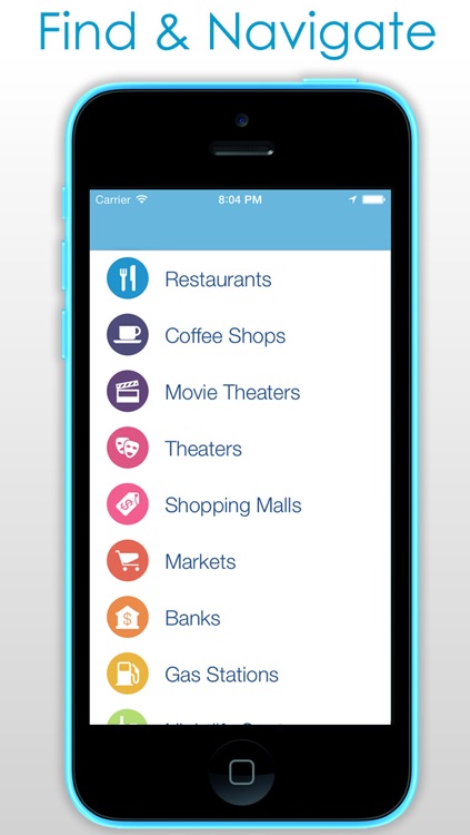 A Travel guide with smart navigation - Find & navigate to all the things around you and to nearby places like food , restaurants and hotels