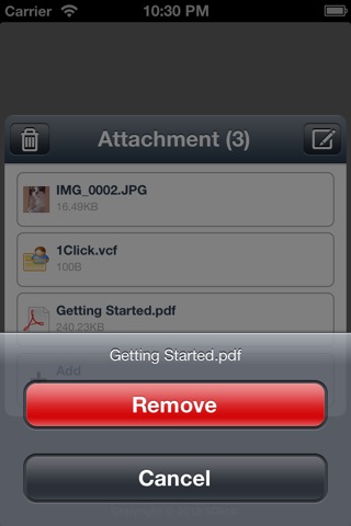 Mail+ (send attachment more easily) screenshot 3