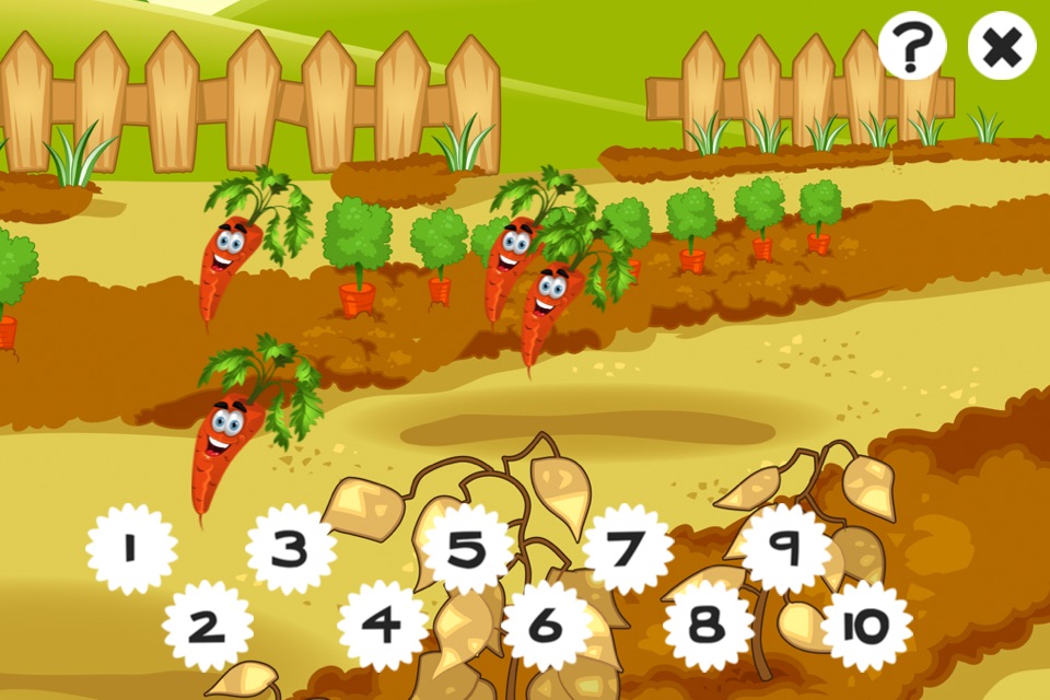 A Garden Counting game for children: Learn to count the numbers 1-10 screenshot 2