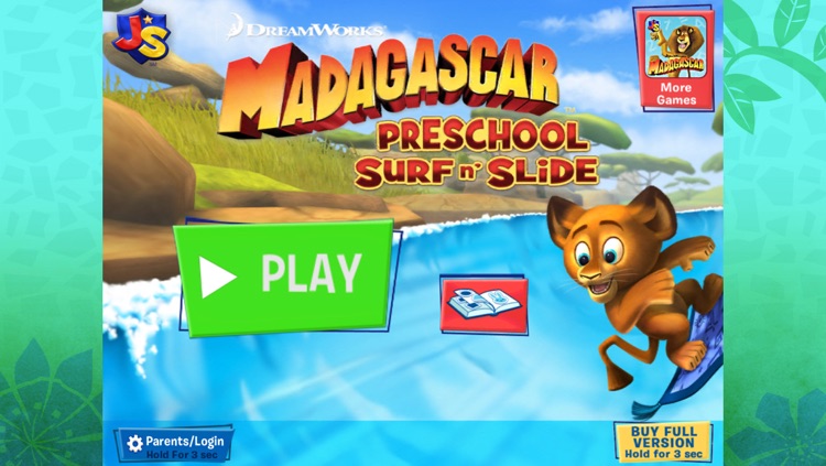 Madagascar Preschool Surf n' Slide