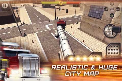 Trucker 3D Real Parking Simulator Game HD - Drive and Park Oil Truck and Semi Trailer screenshot 4