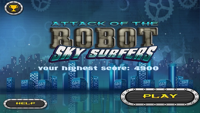 Attack of the Robot Sky Surfers Fun Free Game(圖2)-速報App