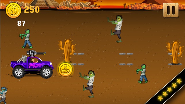 Cop Monster Trucks Vs Zombies - Desert Police Free Shooting (圖4)-速報App