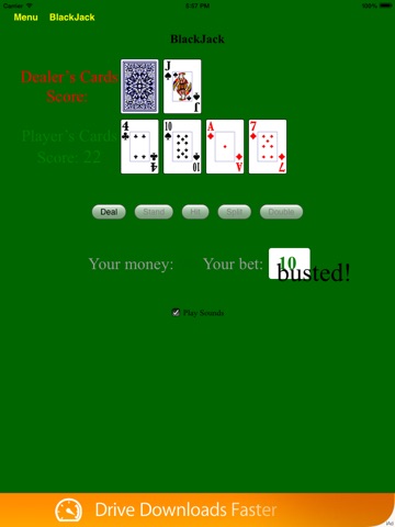 BlackJack Card Count Tutor Free - BA.net screenshot 3
