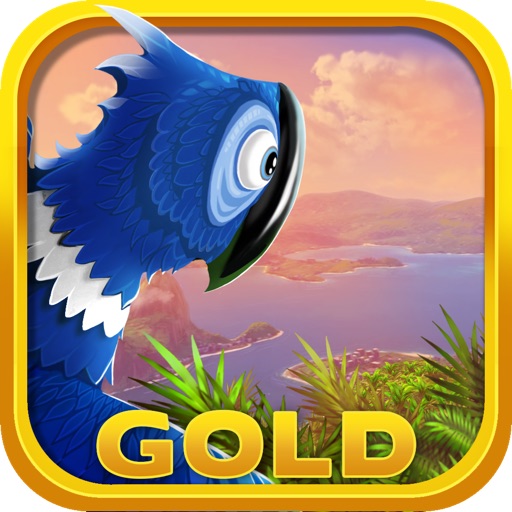Escape From Rio Gold - Fun 3D Cartoon Game with Blue Birds icon