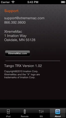 Game screenshot Tango TRX hack