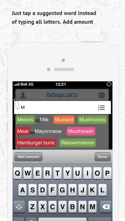 Buy Me a Pie! Classic - Grocery Shopping List