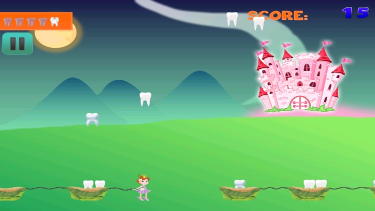 Enchanted Baby Tooth Fairy Story FREE - Collect and Catch the Tooth Falling Down Game screenshot-4
