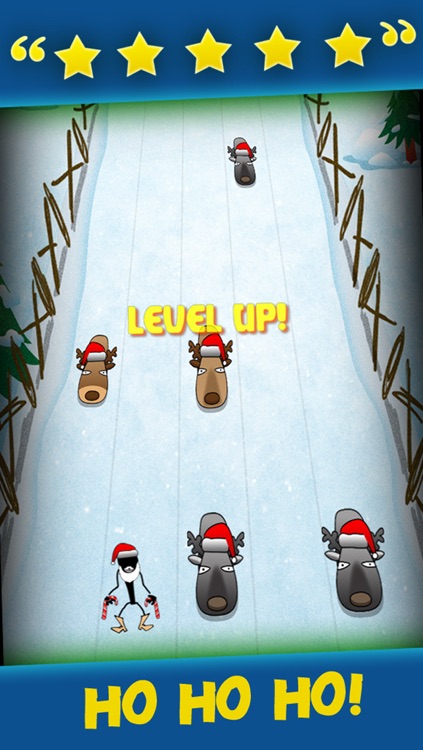 A Stickman Santa Stampede Christmas Reindeer Run Free Games for the Holidays! screenshot-3
