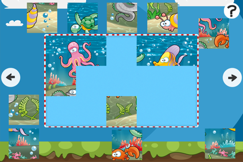 Ocean Puzzles - Under-water jigsaw puzzle game for children and parents with the world of fish screenshot 3