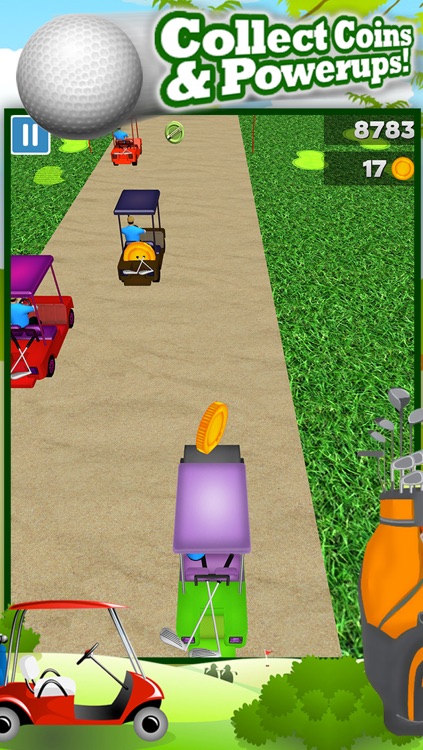 3D Golf Cart Racing and Driving Game in Golfing Race Driver Games with Boys FREE screenshot-3