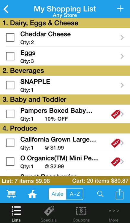 Grocery Pal (In-store weekly savings, sales, coupons & shopping list)