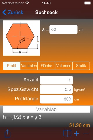 Geometrie der Fläche screenshot 3