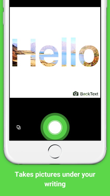 BackText - Photo on Text