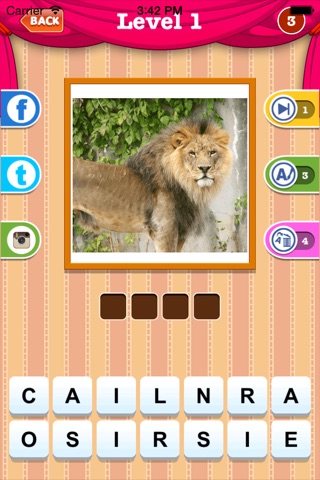 Guess the Animals Quiz - What's the creature from the jungle, farm, sea, and air in the pic? screenshot 2