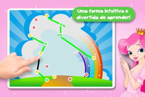 Free Kids Puzzle Teach me Tracing & Counting with Princesses: discover pink pony’s, fairy tales and the magical princess screenshot 4