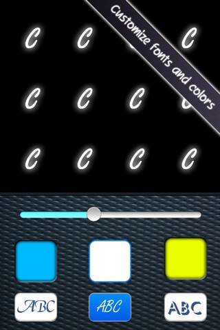 Neon Monogram FREE - Designer Wallpaper, Icon Skin Monograms and Customized Backgrounds screenshot 2