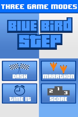 Blue Bird Step - Don't Fly, Or Touch The White Tiles screenshot 3