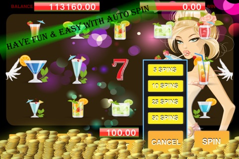 Ace of Sexy Lady PRO - Puzzle Cocktail Night Party Slots Machine screenshot 3