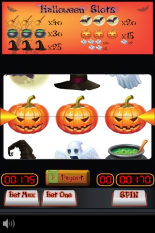 Halloween Slot Machine - Huge Bonuses And Large Payouts! screenshot 4