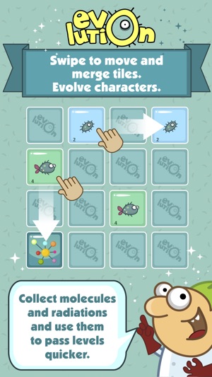 Evolution 2048 - puzzle game with comics, lean on Darwin's t(圖2)-速報App