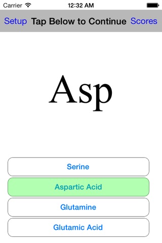 Amino Acid Quiz screenshot 3