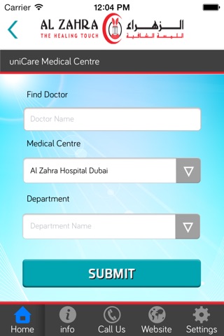 Al Zahra Hospital App screenshot 3