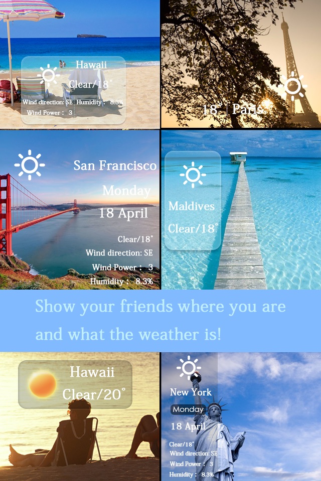 Weathergram -Record Real-time Weather in Your Photo screenshot 2
