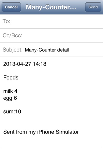 Many iCounter - Many Items Counter / You can count of 20*100 items  / Counting of items screenshot 3