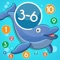Underwater math game for children age 3-6: Learn the numbers 1-10 for kindergarten, preschool or nursery school