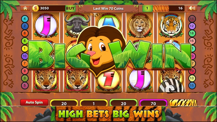 African Safari Wildlife Slots - Pro Lucky Cash Casino Slot Machine Game