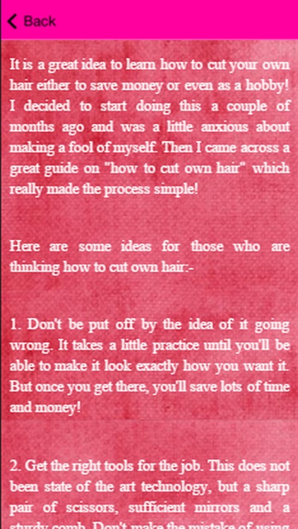 How To Cut Your Own Hair