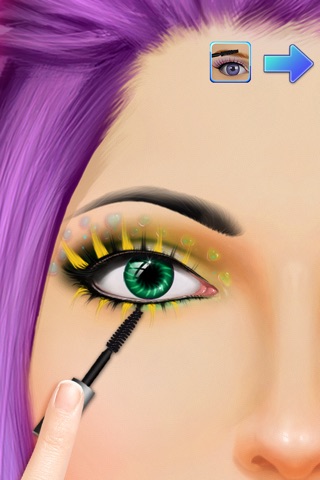 Eyes Makeup SPA - girl games! screenshot 2