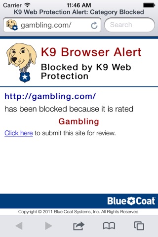 K9 Web Protection Browser screenshot 2