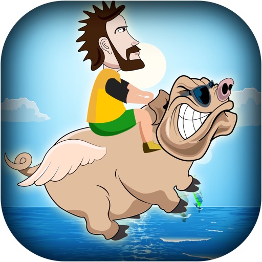 Extreme Aerial Farm Hog Rider - Hillarious and Crazy Fun Pig Flying Simulation Mania icon