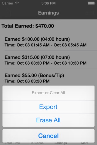 Easy TimeCard screenshot 4