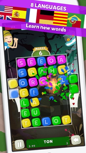 Wuzzle: Words with color match game to play with letters in (圖4)-速報App