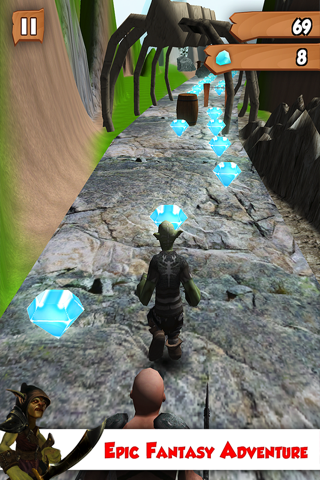 Amazing Wizard Dwarf Fantasy Runner screenshot 2