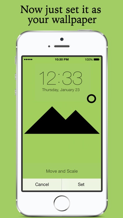 Fix and set wallpaper - rotate, resize and position wallpaper the way you want and set as wallpaper for Home Screen and Lockscreen screenshot-4
