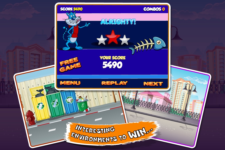 Alley Cat Junkyard Jump Escape! – Get Tom From Rags to Riches screenshot 3