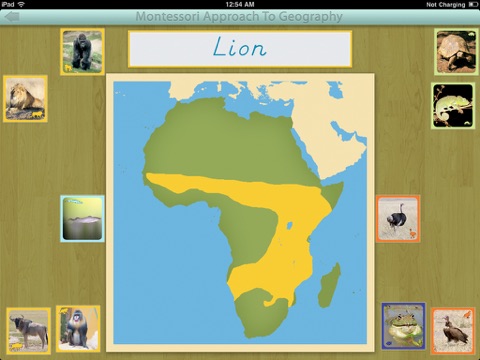 Animals of Africa LITE - A Montessori Approach To Geography screenshot 3