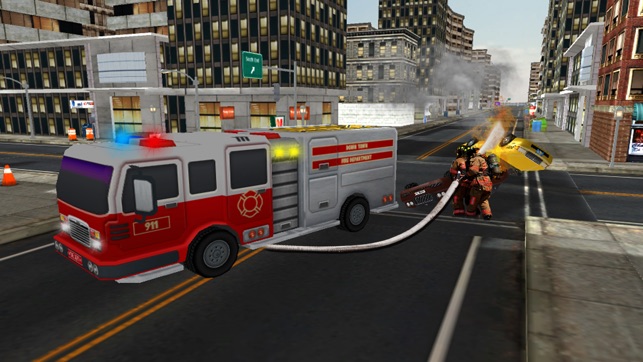 Fire truck emergency rescue 3D simulator free 2016(圖4)-速報App