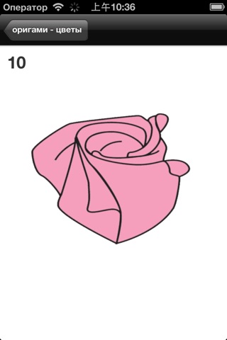 iOrigami - How to make origami flowers? screenshot 2