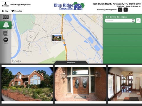 Blue Ridge Properties for iPad screenshot 4