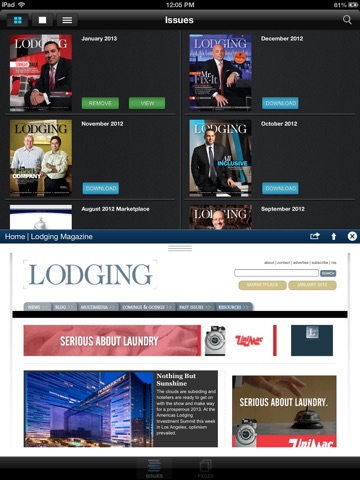 Lodging Magazine screenshot 2
